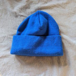 blue beanie